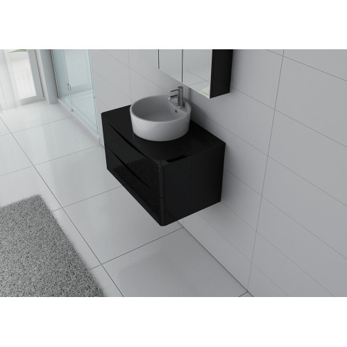 Meuble de salle de bain Terranova 800 Noir