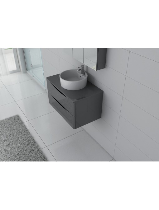 Meuble de salle de bain Terranova 800 Gris taupe