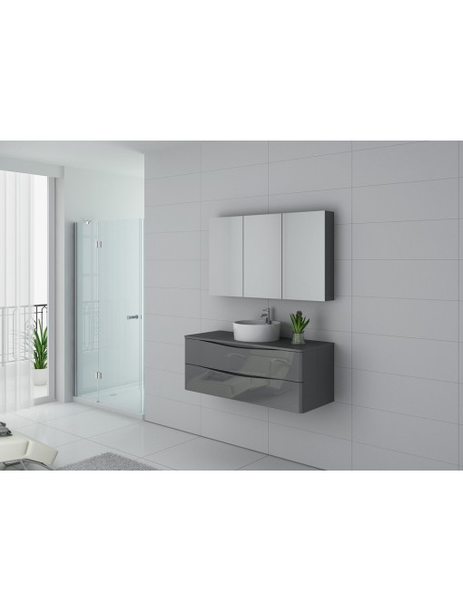 Meuble de salle de bain Terranova 1200 Gris taupe