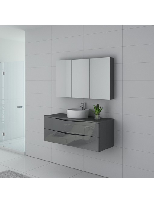 Meuble de salle de bain Terranova 1200 Gris taupe
