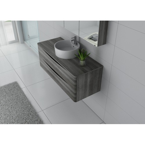 Meuble de salle de bain Terranova 1200 Chêne gris