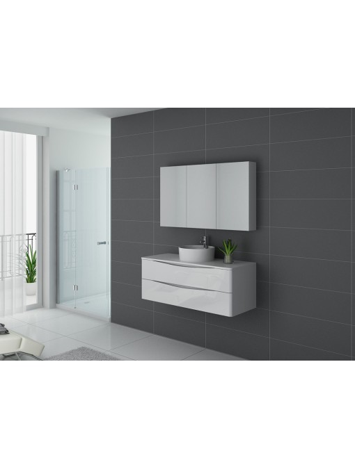 Meuble de salle de bain Terranova 1200 Blanc