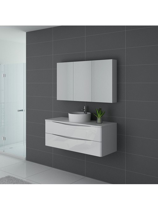Meuble de salle de bain Terranova 1200 Blanc