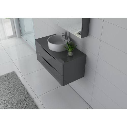 Meuble de salle de bain Terranova 1000 Gris taupe
