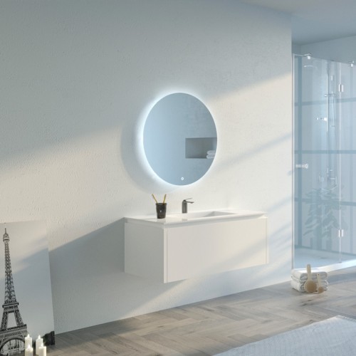 Meuble de salle de bain Strano 1000 Blanc
