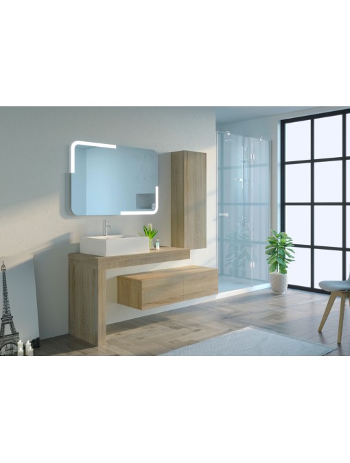 Meuble de salle de bain MELIZZANO 1100 Scandinave