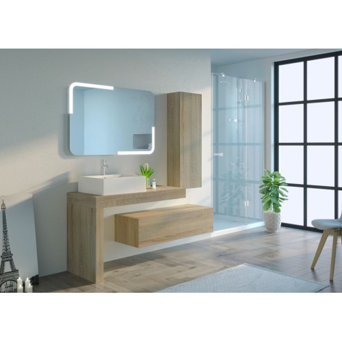 Meuble de salle de bain MELIZZANO 1100 Scandinave