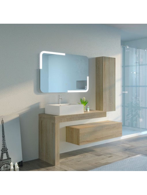 Meuble de salle de bain MELIZZANO 1100 Scandinave