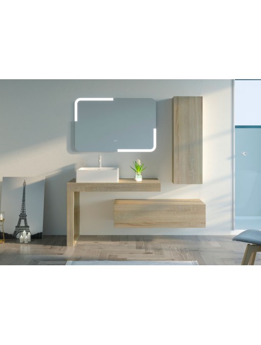 Meuble de salle de bain MELIZZANO 1100 Scandinave