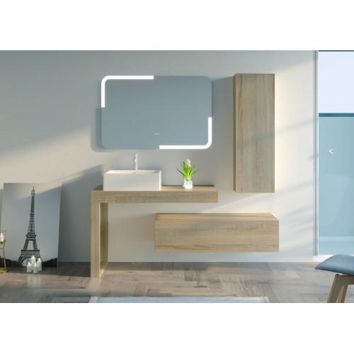Meuble de salle de bain MELIZZANO 1100 Scandinave