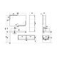 Meuble de salle de bain MELIZZANO 1100 Scandinave