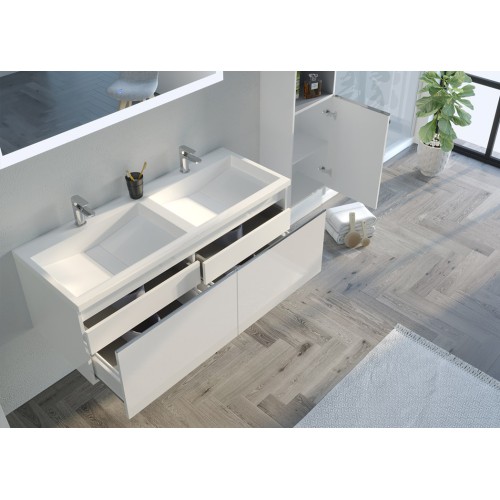 Meuble de salle de bain TIVOLI 1200 Blanc