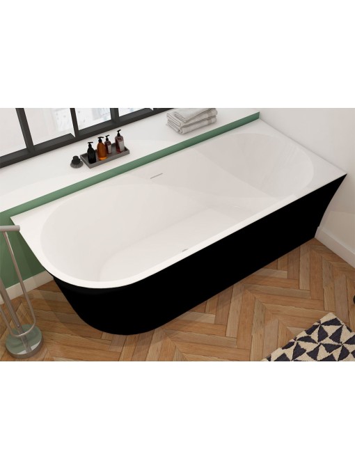 Vue intérieure Baignoire îlot D-Sicilia Black