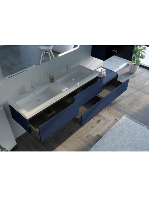 Rangements Meuble de salle de bain BELLISSIMO Bleu