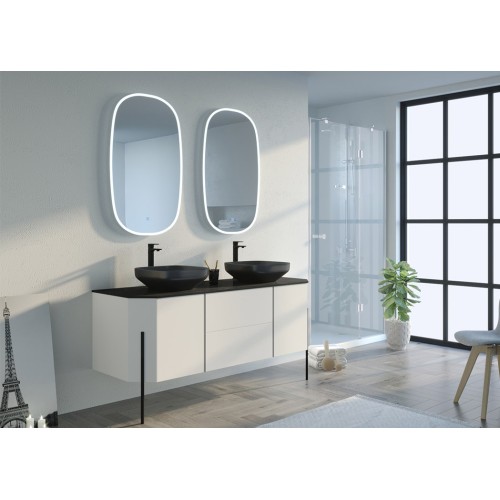 Meuble de salle de bain Blanc STARZA Blanc