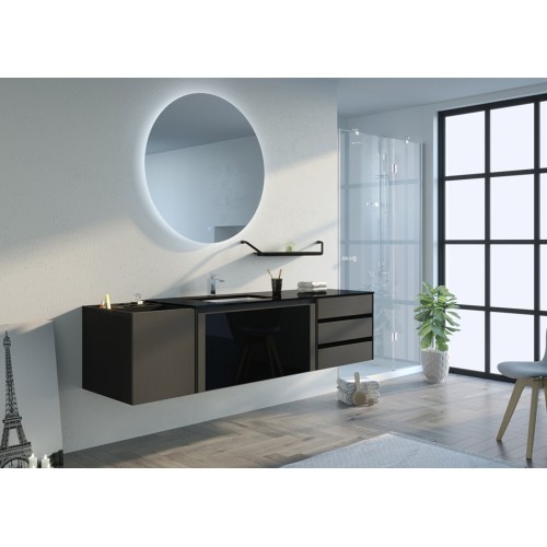 Meuble de salle de bain SAPIENZA Noir