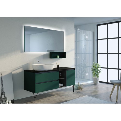 Meuble SCANZANO Vert Jungle simple vasque