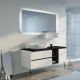 Meuble simple vasque SCANZANO Blanc gloss