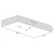Baignoire rectangulaire noire Kiss Me Black