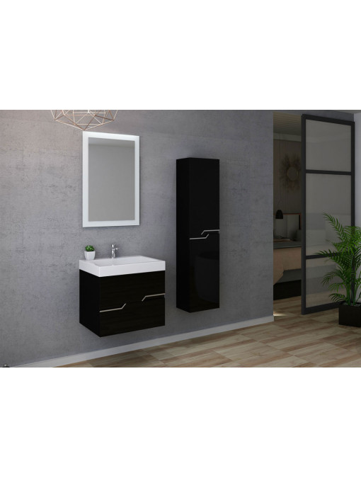 Meuble de salle de bain CALABRO 600 Noir