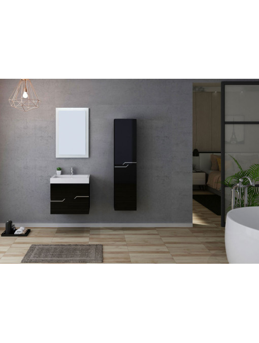 Meuble de salle de bain CALABRO 600 Noir