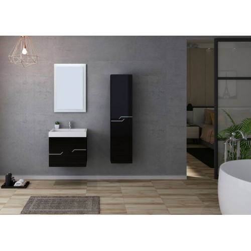 Meuble de salle de bain CALABRO 600 Noir