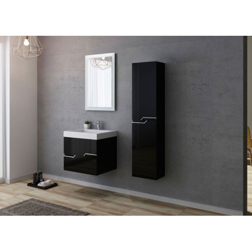 Meuble de salle de bain CALABRO 600 Noir