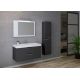 Meuble de salle de bain CALABRO 1000 Gris Anthracite