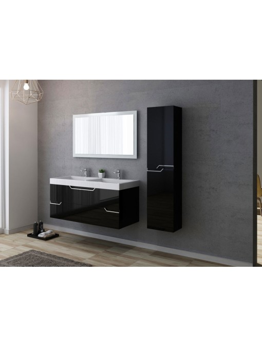 Meuble de salle de bain CALABRO 1200 Noir