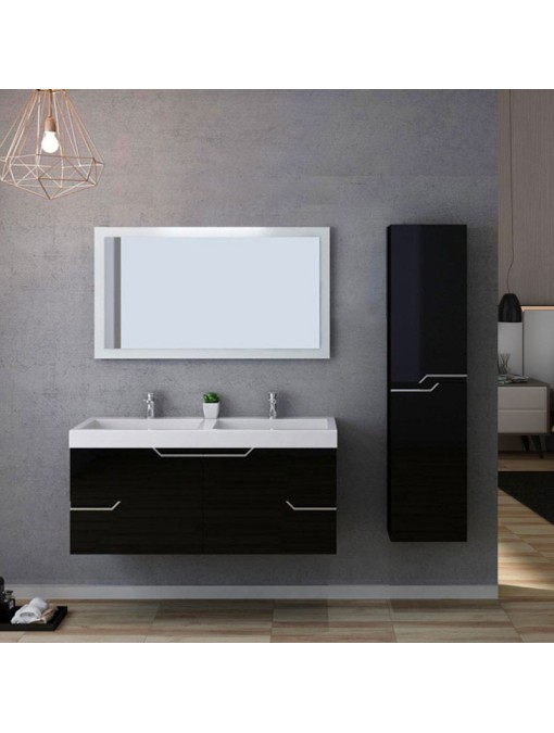 Meuble de salle de bain CALABRO 1200 Noir