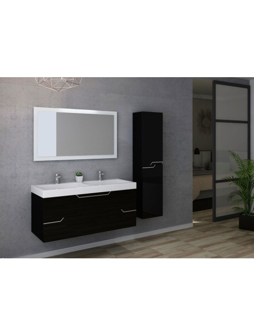 Meuble de salle de bain CALABRO 1200 Noir