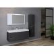 Meuble de salle de bain CALABRO 1200 Gris Anthracite