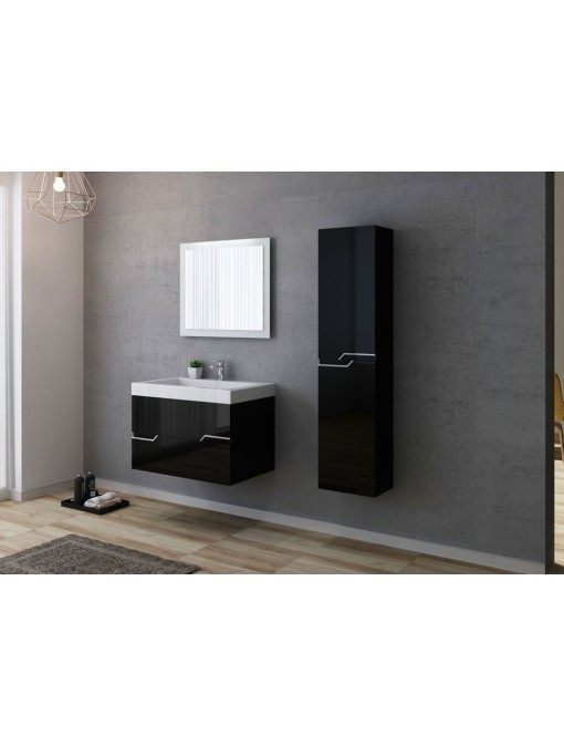 Meuble de salle de bain CALABRO 800 Noir