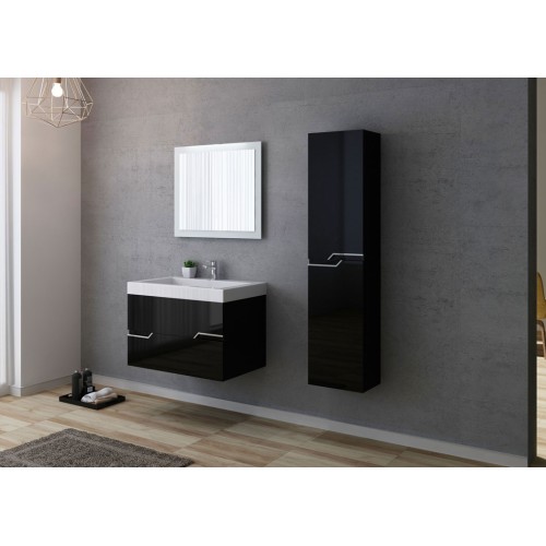 Meuble de salle de bain CALABRO 800 Noir