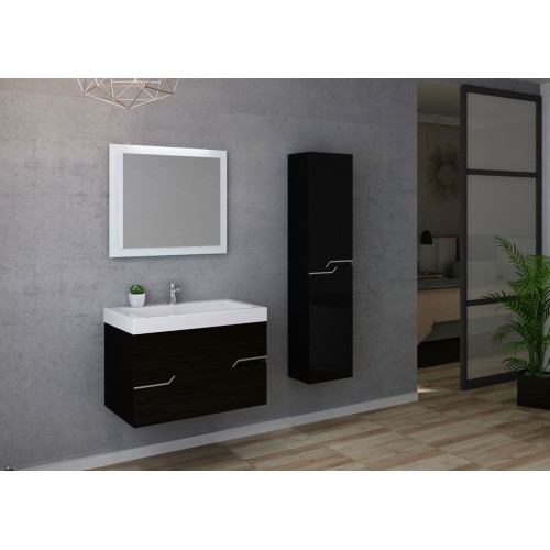 Meuble de salle de bain CALABRO 800 Noir