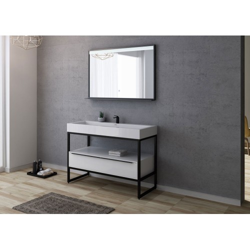 Meuble de salle de bain LAMEZIA 1200 Blanc