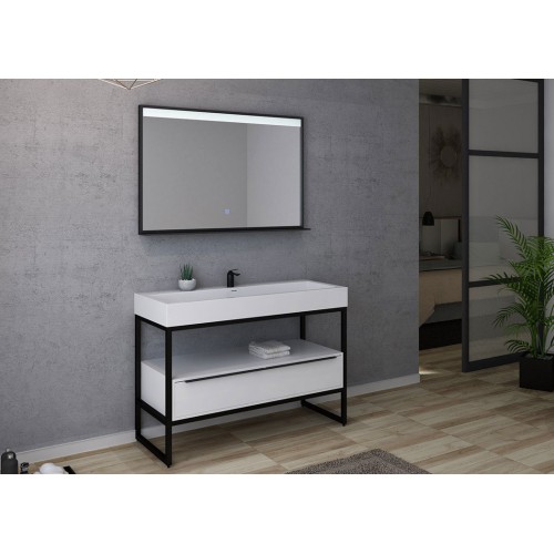 Meuble de salle de bain LAMEZIA 1200 Blanc