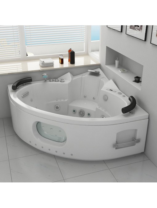 Baignoire d'angle balnéo Corleone 48 jets
