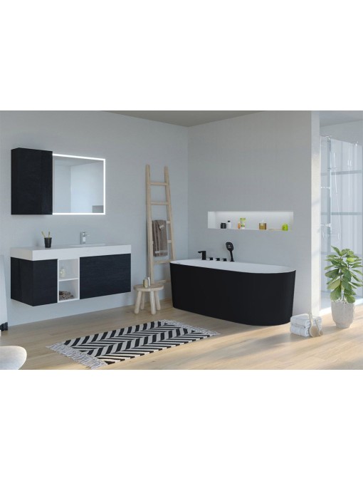 Baignoire îlot Aranda Black