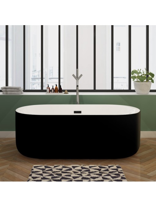 Baignoire îlot Piave Black