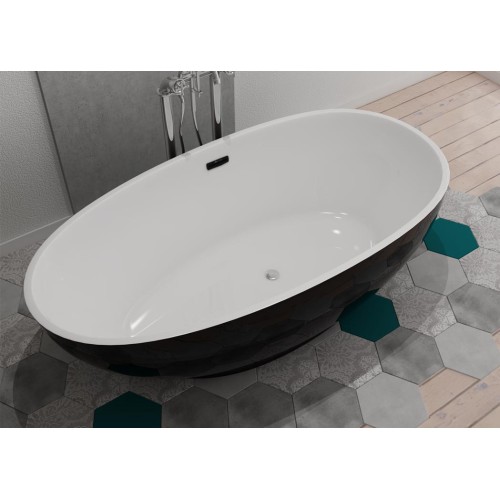 Baignoire îlot Sangro Black