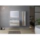 Ensemble de meubles salle de bain URBINO 1000 Scandinave et Blanc