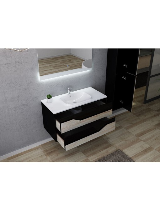 Détails du meuble double vasque URBINO 1000