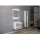 Meuble de salle de bain URBINO 600 Scandinave et Blanc