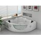 Baignoire d'angle massante 2 places avec hublot