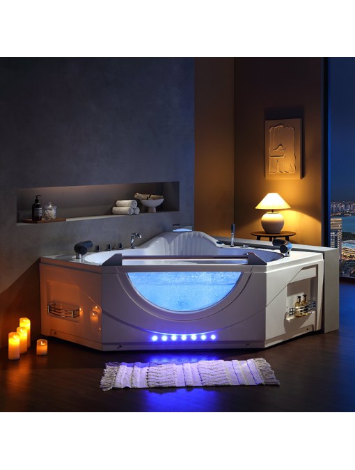 Baignoire balnéo Amazonia 44 jets + massages des cervicales
