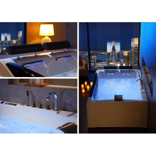 Baignoire balnéo D-Cayenne 48 jets