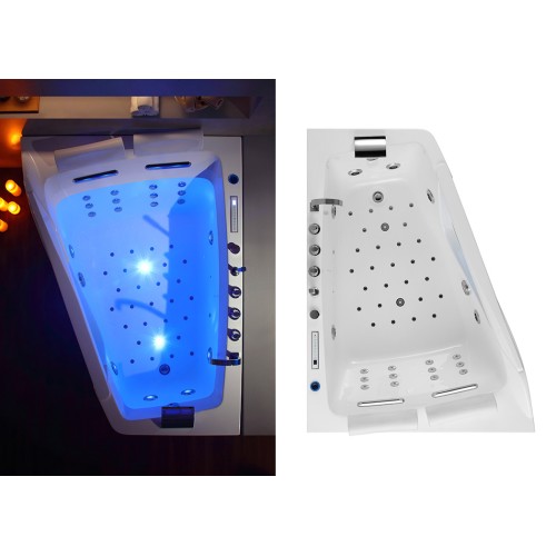 Baignoire au design moderne pour massage en duo 