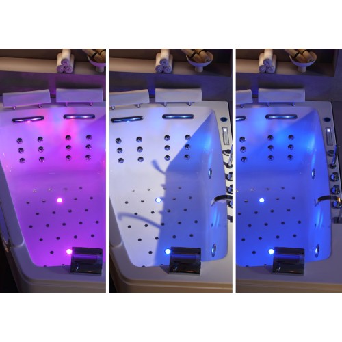 Baignoire au design moderne pour massage en duo 