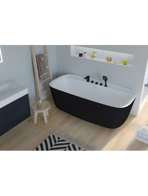 Baignoire îlot Lucena Black